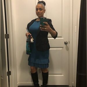 Teal EUC Talbots 6P dress